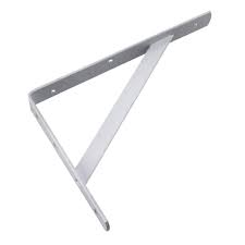 Onward 16 In White Heavy Duty Shelf Bracket 494w16b The Home Depot In 2020 Heavy Duty Shelf Brackets Shelf Brackets Kitchen On A Budget