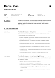 Writing a great front end developer resume is an important step in your job search journey. 17 Front End Developer Resume Examples Guide Pdf 2020