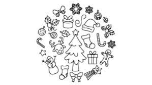 Láminas con imágenes de navidad para colorear, crayolas, témperas, o lápices de colores. Dibujos De Navidad Para Ninos Arbol Abc