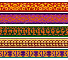 Hand drawn elements for flyer, poster, banner, invitation design templates. Detailed Henna Banner Border Henna Inspired Colorful Border Ethnic Vector Design From India Can Be Used In Textiles Book Design Website Background Royalty Free Cliparts Vectors And Stock Illustration Image 23112631