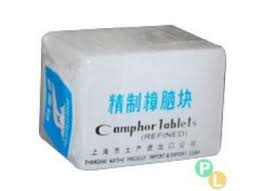 Camphor is applied to the skin to increase local blood flow and as a counterirritant, which reduces pain and swelling by causing irritation. Camphor Synthetic Cooper Tablet 25g