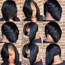 Short bob sew in weave hairstyle. Pin On Hair Styles