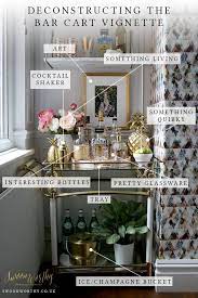 My Formula For Styling A Bar Cart Swoon Worthy Home Bar Decor Bar Cart Decor Bar Cart Styling