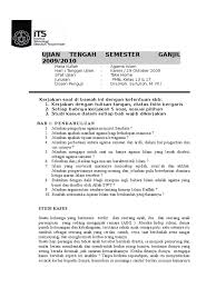 Kumpulan october 6 soal uts metode statistika 2011 stk211 soal soal latihan. Soal Uts Pai