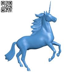 Unicorn Statuette B005559 Download Free Stl Files 3d Model For 3d Printer And Cnc Carving Download Free Stl Files In 2020 Stl 3d Printer 3d Printer Files