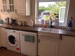 And have enough left to do the tops of the washer and dryer. Love My Ikea Kitchen Please Ignore The Messy Garden And The Duck Ornament Ikea