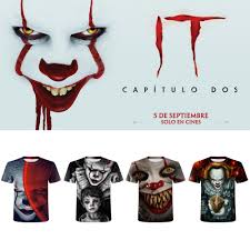 The image of pennywise handing georgie a balloon is creepy but stunning in red, yellow, and black. Stephen King S Eponymous Novel Pennywise Clown Men T Shirt Fashion Casual Harajuku T Shirt Horror Movie Funny Tee Tops Halloween Buy At The Price Of 6 59 In Aliexpress Com Imall Com