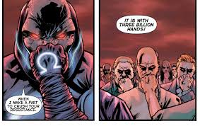 Darkseid Controls The Populace With The Anti Life Equation Final Crisis Darkseid Evil Superman Superhero Stories