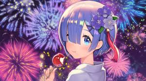 Looking for the best wallpapers? Rem Fireworks Re Zero Girls 4k Wallpaper 4 2762