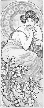 Amazon Com Alphonse Mucha S Art Nouveau A Vintage Coloring Book Volume 1 9781514395929 Alphonse Mucha Sh Mucha Art Art Nouveau Mucha Alphonse Mucha Art