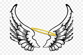 Maybe you would like to learn more about one of these? Drawn Angel Halo Angel Wings Png Outline Transparent Png 640x480 970356 Pngfind