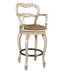 French Ladderback Bar Height Swivel Stool With Arms French Country Bar Stools Swivel Stool Stool
