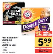 It took care of the worst ammonia odors and clumped wonderfully. Arm Hammer Cat Litter Coupon Only 3 99 At Safeway Save 7 Super Safeway
