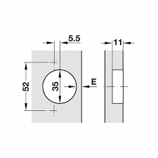 salice c2rba99 hinge thick door 94d