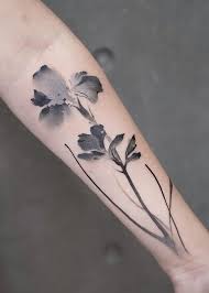 Watercolor style flowers #tattoo on the inner forearm2. Watercolor Flower Tattoos A Visual Guide