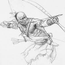 Indian Archer Drawing Art Illustration Pencil Pencildrawing Sketch Sketchbook Indian Americanindian Warri Warrior Drawing Native Drawings Samurai Art
