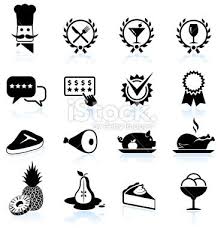Black And White Restaurant Clipart Fine Restaurant Dining Food Ratings Black Amp White Icon Set Stock Vector Art 14346654 Vector Art Vector Art Illustration Icon Set Vector