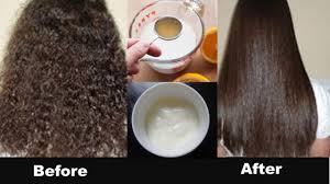 Permanent Hair Straightening At Home In 30 Minutes With All Natural Ing Coconutoliveo Straightening Natural Hair Hair Straightner Straightening Curly Hair