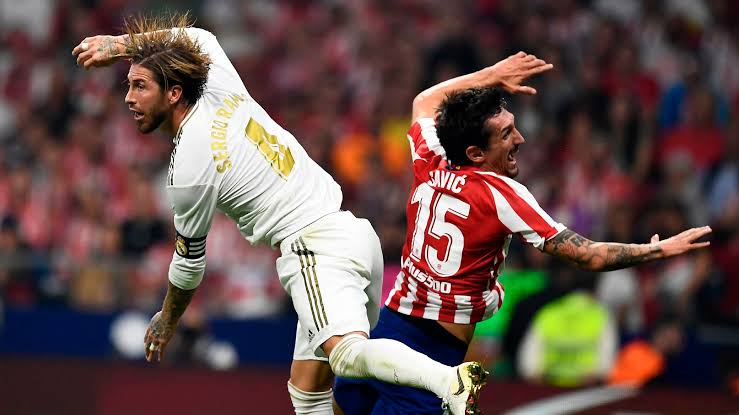 ผลการค้นหารูปภาพสำหรับ Real Madrid	  Atletico Madrid"