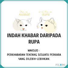 Di dalam bahasa inggeris, ia bermaksud Indah Khabar Daripada Rupa Polariss Star Management Facebook