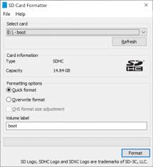 Format the sd card, fill it with public domain images, and format it again. Formatting And Flashing Sd Cards Using Windows Analog Devices Wiki
