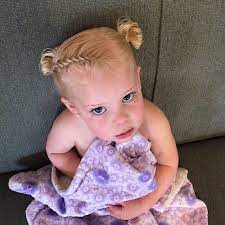 Cute hairstyle for kids/toddler with short hair. 20 Super Sweet Baby Girl Hairstyles