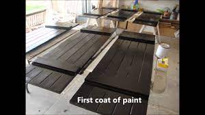 The shutters should be as high as your window but only half as wide. Diy Board And Batten Shutters Youtube