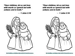Ruth and naomi coloring page | children's bible lessons Bible Coloring Pages Ruth And Naomi
