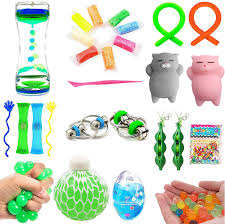Make with comment household item. Buy Bundle Sensory Fidget Toys Set Liquid Motion Timer Grape Ball Soft Egg Slime Flippy Chain Stretchy String Ultralight Clay Mesh Marble Toy Soybeans Squeeze Mochi Squishy Stretch Toys Children Adult Online In Thailand B07gp13pcy