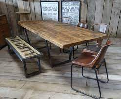 John Lewis Calia Style Extending Vintage Industrial Reclaimed Top Dining Table Industrial Dining Table Dining Room Industrial Dining Table