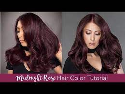 Midnight Rose Hair Color Tutorial Youtube Guy Tang Awesome Rose Hair Color Hair Color Tutorial Hair Color Plum