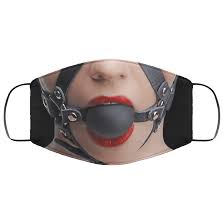 Funny Sexy Erotic Ball Gag Face Mask | Funny Sexy Erotic Fetish Ball Gag  Face Mask | CubeBik