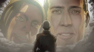 Stabbed through the chest with a makeshift stake at his own request by bob lujan. Nicholas Cage Meme Cartoon