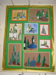 Still Life Bottle Display Classroom Display Class Display Still Life Creative Art Colour Art And Colour Classroom Displays Class Displays Bottle Display