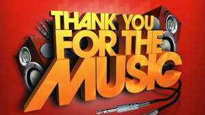 Image result for images thank you for the music