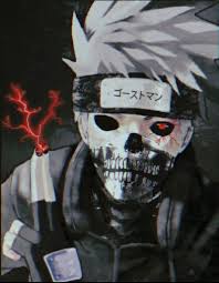 Ghost Kakashi Naruto Fan Art Naruto Drawings Anime Naruto