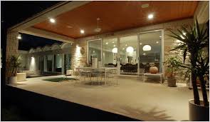 Create A Party Atmosphere With Outdoor Recessed Lighting Outdoor Recessed Lighting Modern Outdoor Dining Modern Patio Doors
