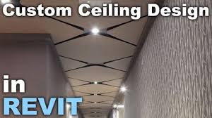 Custom Ceiling Design In Revit Tutorial Revit Tutorial Ceiling Design Building Information Modeling