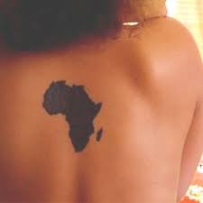 African art describes the modern and historical paintings, sculptures, installations, and other visual culture from native or indigenous africans and the african continent. Black African Continent Tattoo 10 Interesting African Tribal Tattoos