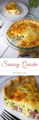 Savory Ham And Asparagus Quiche Jessica Gavin Recipe Easter Dinner Recipes Quiche Recipes Recipes