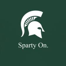 Michigan State Sparty On Spartans T Shirt Www Damncoolteez Com Michigan Spartans Michigan State Michigan State Sparty