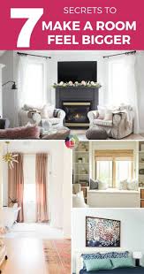 Be sure to incorporate round furniture pieces in your living room and dining room. How To Make A Small Room Look Bigger 7 Awesome Tricks Kaleidoscope Living Small Room Paint Small Space Living Room Decorating Small Spaces