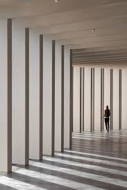 This Museum Has A Stripy Facade Based On An Abstract Forest Contemporaryarchitecture Concrete Architecture Structure Architecture Museum Architecture