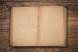 Download Old Book Open On A Wooden Table Seen From Above For Free Book Texture Old Paper Background Open Book