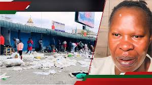 Nairobi Woman Breaks Down after KSh 2m Stock Is Looted During Protests: “Kila  Kitu Imeenda”