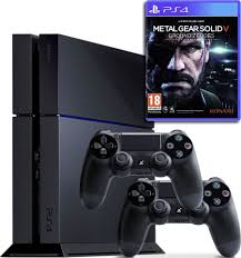 Consola Ps4 Con 2 Mandos Inalambricos Y 1 Juego Metal Gear Solid 5 Consoles Gaming Products Game Console