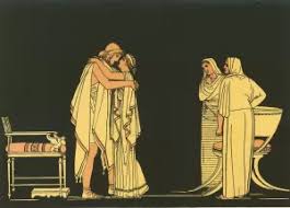 The meeting of Ulys s es and Penelope Our beautiful Wall Art and Photo  Gifts include Framed Prints, Photo Prints, Poster Prints, Canvas Prints,  Jigsaw Puzzles, Metal Prints and so much more