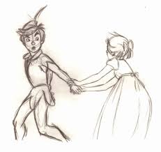 Peter And Wendy Animation Drawing Disney Art Drawings Disney Drawings Cartoon Drawings Disney
