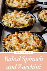 Ina Garten S Baked Spinach And Zucchini Recipe Recipes Ina Garten Vegetable Recipes