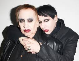 Marilyn Manson and Twiggy ❤️😊
